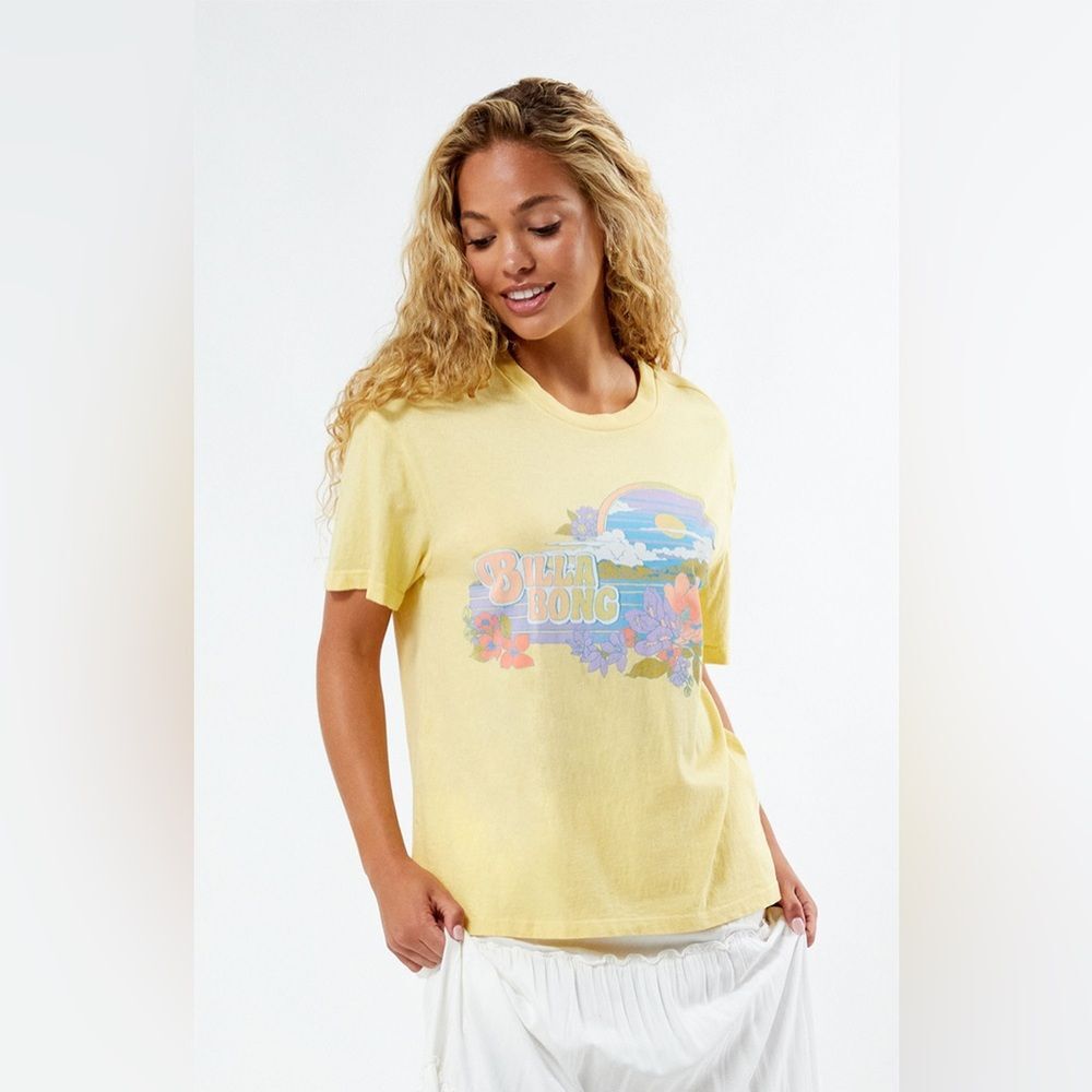Billabong Island Blooms T-Shirt M - Picture 2 of 9